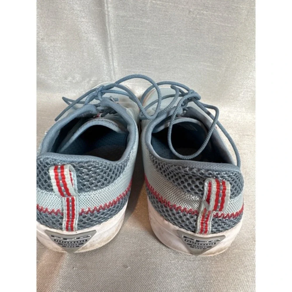 Columbia PFG Performance‎ Fishing Gear Blue Mesh Lace Up Boat Sneakers 6